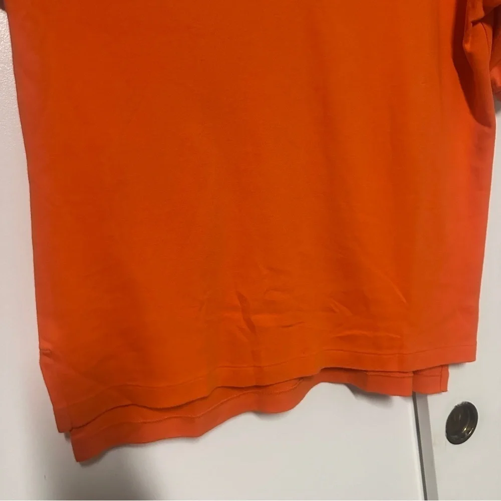 Vintage POLO GOLF RALPH LAUREN Performance Golf Polo Shirt Bright Orange Size L
